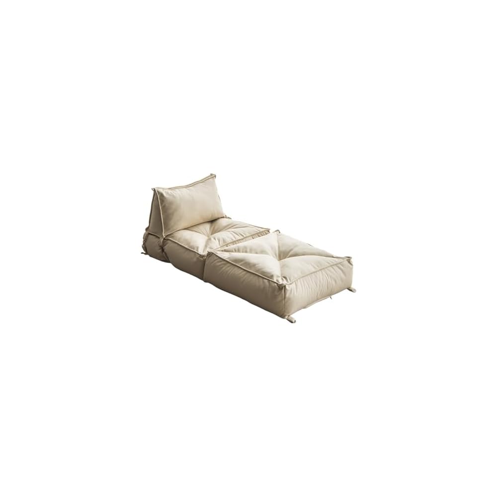 Beanbag Sofa Chair Single Folding Recliner Back Couch Tatami Balcony