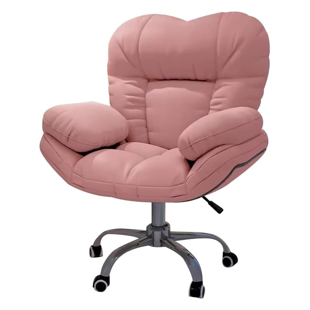 Ergonomic Gaming Chair with Recliner, Comfortable Home Office Desk Chair, Lazy Sofa with Footrest, Adjustable Backrest for Living Room & Computer Use, Light Gray, One Size