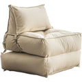Beanbag Sofa Chair Single Folding Recliner Back Couch Tatami Balcony