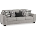 Signature Design by Ashley Sofa, 97 in, Gray Chenille, No Assembly Required
